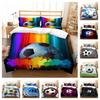 Комплект пододеяльников для кровати, 3D футбольный принт, дизайн, одеяло, комплект пододеяльников, комплект постельного белья, Твин/Полный/Королева, дышащий