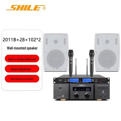 Настенная акустическая система Shile USB Bluetooth с беспроводными микрофонами (Китайская версия)
