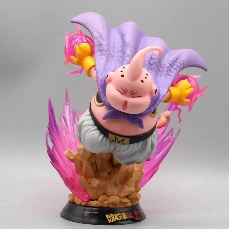 Фигурка Маджин Буу (толстый Буу) из аниме Dragon Ball Z, 18 см, с подсветкой, из ПВХ, коллекционная модель, украшение, игрушка, подарок.