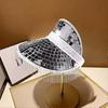 Fashion Classic Disco Ball Festival Visor Hat Glass Glitter Disco Cap Mirror