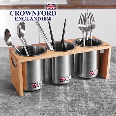 Crownford Chester Нержавеющая сталь 3-секционный держатель для столовых приборов