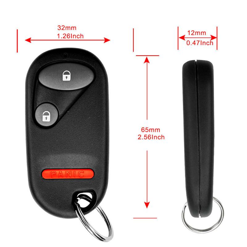 Authentic 2Pcs Car Smart Keyless Entry Remote Fob NHVWB1U521 For Honda Civic 2001 2002 2003 2004 2005