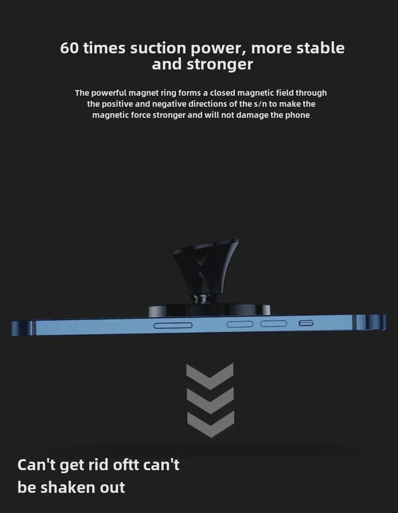 Магнитное беспроводное автомобильное зарядное устройство FJF 15 Вт для iPhone 13