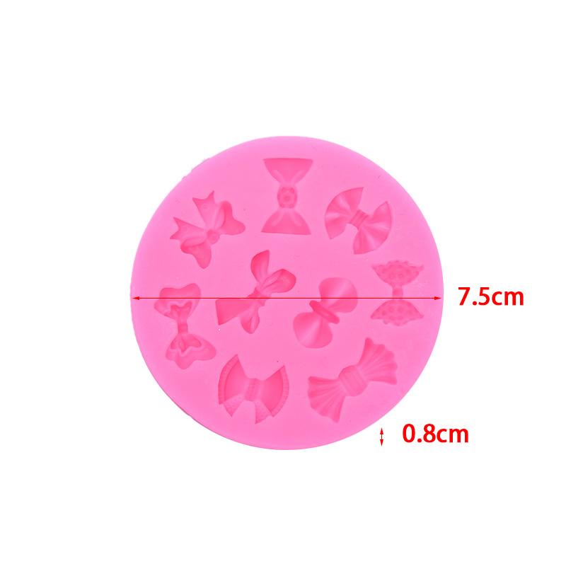 1 шт., галстук-бабочка, шоколадная глина, форма для конфет, помадка, инструмент для украшения торта с галстуком-бабочкой