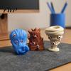 Trendy Creative Display Ornaments 3D Printed Storm Tornado Hurricane Figurine, Natural Disaster Toy with Funny Multi Eyed Stress Relievers Soft