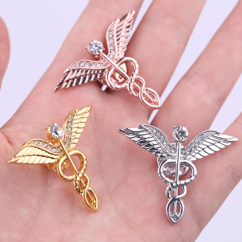 1Pc Women Accessories Newborn Brooches Doctors Nurse Medical Jewelry Metal Lapel Pin Christmas Gift
