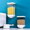 Sealed Jar Cereal Airtight Storage Container Wall-Mounted Design Large Capacity Food Grade Cereal Coffee Bean Organizer Box