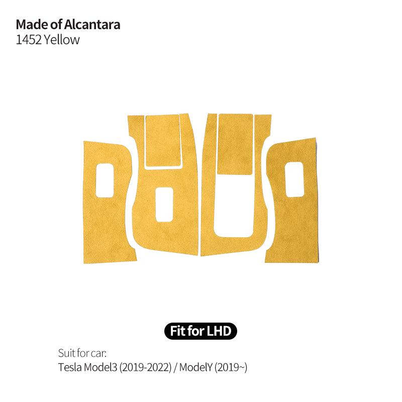 Для Tesla Model 3 Y 2019-2025 Стеклоподъемник Панель Отделка Рамка Наклейка Тюнинг Изготовлены Из Алькантары Аксессуары Для Интерьера Автомобиля