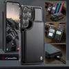 CaseMe Премиальный чехол из ПУ кожи для Samsung Galaxy S26+ S25 S24 S23 S22 S21 S20 Plus Ultra FE Кошелек-держатель для карт Защитная задняя крышка телефона Наклейки