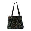 Large Capacity Armpit Bag New 2025 Spring European and American Fashion Sequins Dazzling Shoulder Bag Ins Women's Bucket Bag