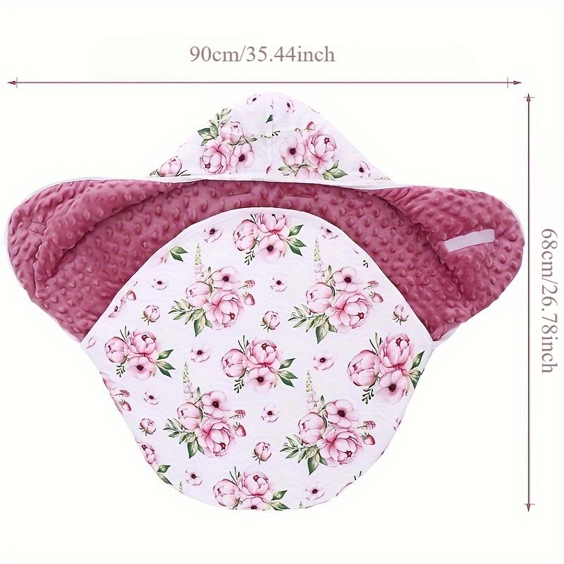 Thick Winter Baby Swaddle Blanket for Baby Stroller Car Seat Super Soft & Warm Double Sided Baby Swaddle for Newborn 0-12 Months