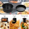 Air Fryer Accessories Durable Air Fryer Pizza Pan and Baking Cake Bucket Set Bread Pastry Baking Tools Kitchen Accessories