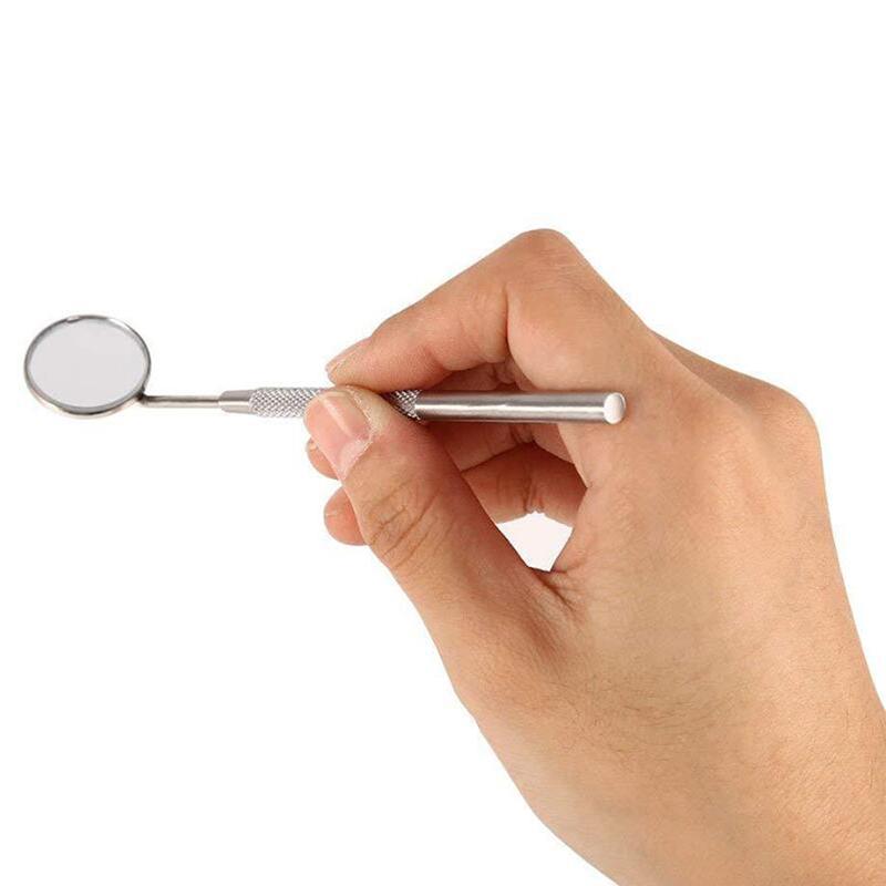 Dental Mirror Stainless Steel Dentist Teeth Hygiene Mouth Inspection Oral Care