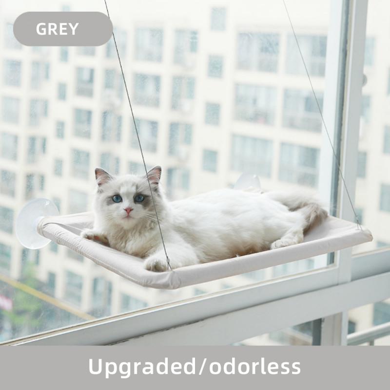 Cute Pet Hanging Beds Bearing 20kg Cat Sunny Window Seat Mount Pet Cat Hammock Comfortable Cat Pet Bed Shelf Seat Beds