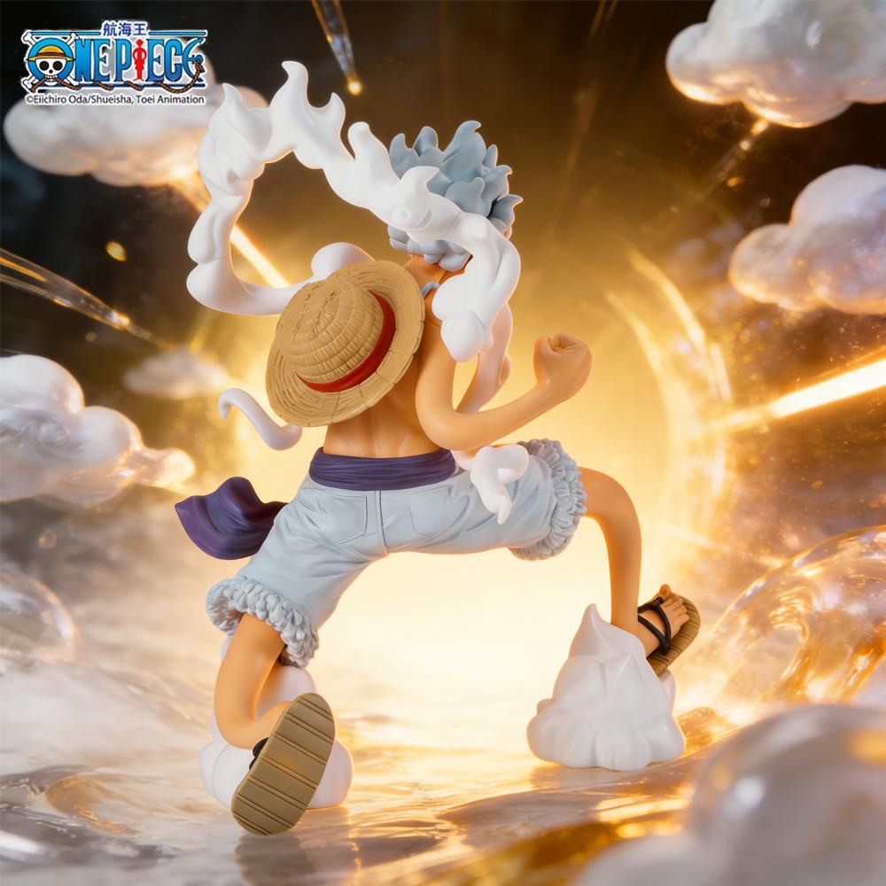 1 шт. Официально One Piece Луффи Гир 5 (Форма Бога Солнца Ника) Фигурка - Декоративная коллекционная фигурка, идеально подходящая для праздничного подарка