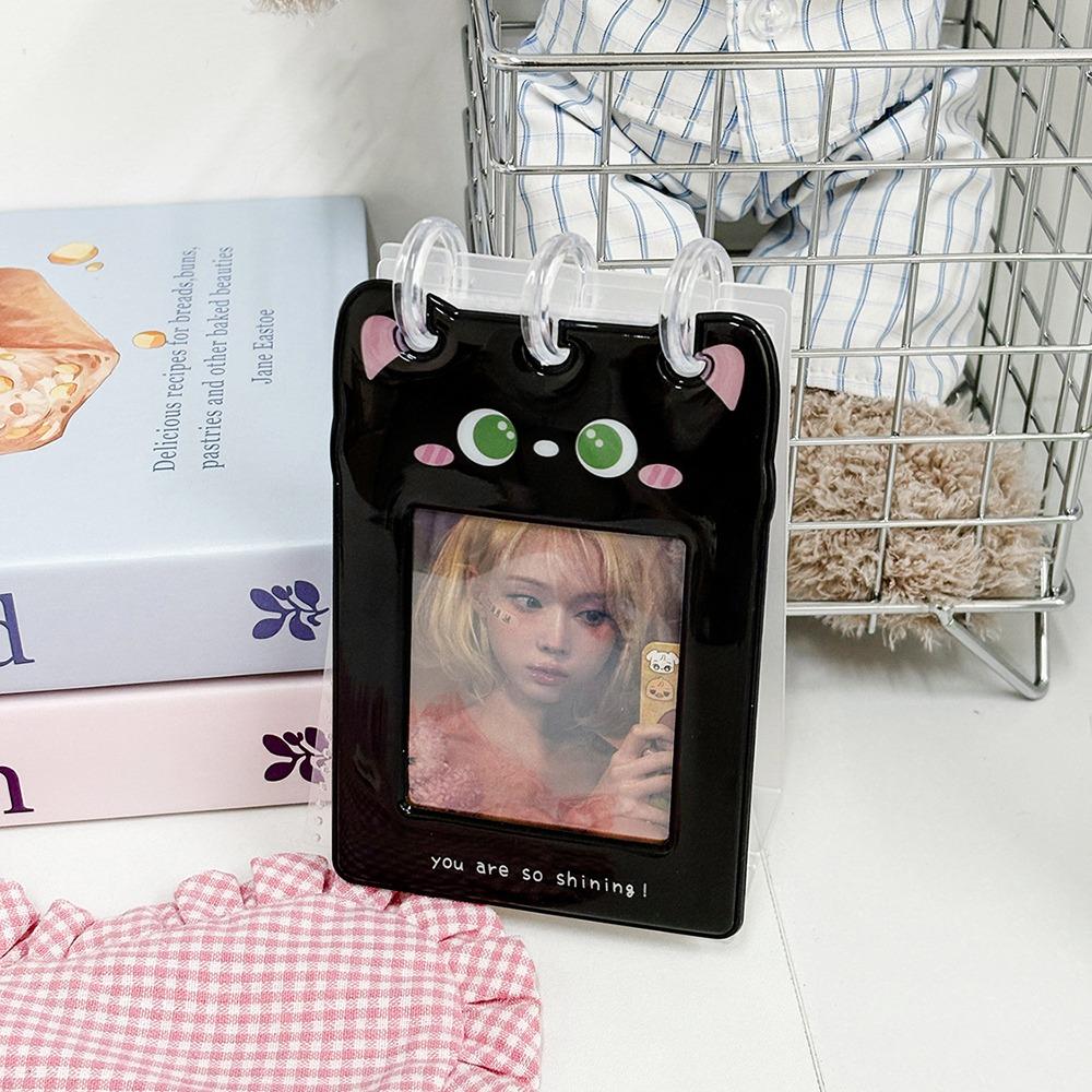 Durable PVC Photocards Holder Vertical Transparent Photo Album Idol Card Collection Book Card Collection