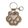 Pet Hair Keepsake Keychain Dog Cat Paw Shape Hair Storage Pendant Keychain Memorial Collection Keychain with Keyring Pet Memorial Gift