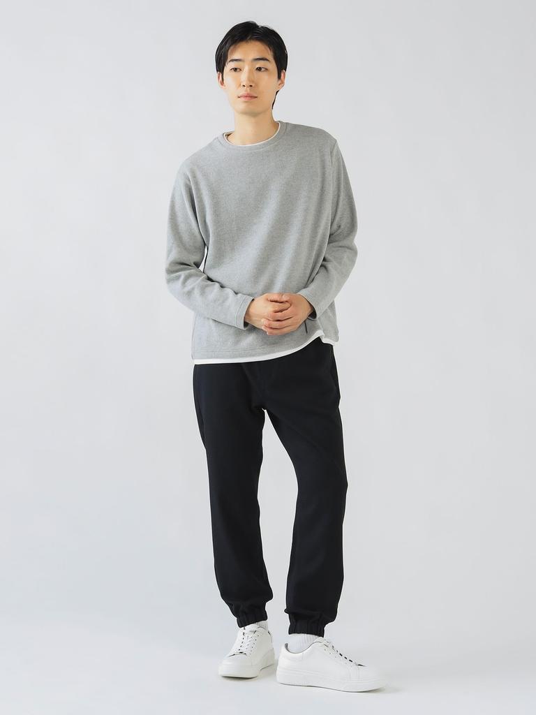 Мужские брюки Beams Heart с присборенной талией, темно-синие, размер M