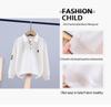 Boys' Stylish Korean Lapel Polo Sweatshirt - Spring Fashion for Big Kids