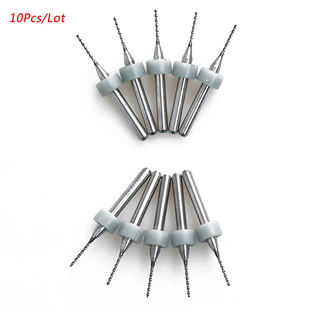 10pcs/lot 0.8mm Hot Sale CNC Carbide PCB Micro Drill Bits Circuit Print