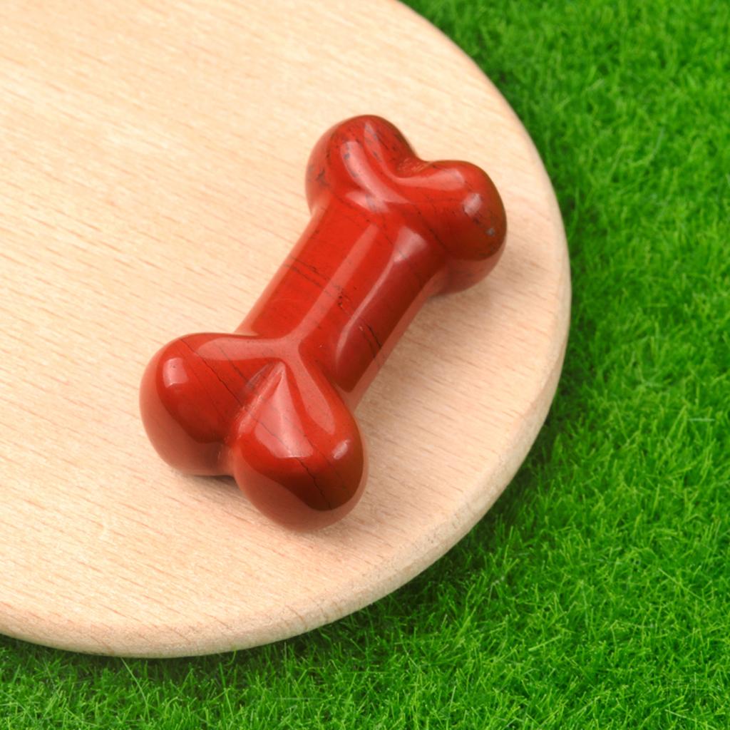 1 шт. мини-духовный исцеляющий хрустальный орнамент, украшение в форме кости, натуральный камень, драгоценный камень для украшения питомника или домашнего интерьера, ювелирные изделия 34x20 мм