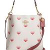 New COACH Mollie Split Cow Leather Bucket Bags Handbags Shoulder Bag Crossbody Bag Small Size Women's Chalk White CA249-IMCAH