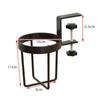Metal Cup Storage Rack Punch-free Table Fixed Storage Rack New Desk Cup Holder  Table