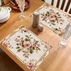 Элегантный фестивальный принт с цветами, ретро-декор, термостойкие и теплоизоляционные подставки, ресторанные плейсматы, незаменимые для дома