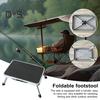 Folding Step Stool Portable Lightweight Heavy Duty Steel Holds 150kg Capacity Outdoor Camping Hunting Picnic Fishing Mini Collapsible Chair Seat