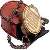 Латунный компас, подарок на выпускной, день конфирмации, крещение, новогодний подарок, день рождения, юбилей, причастие, подарок для кемпинга