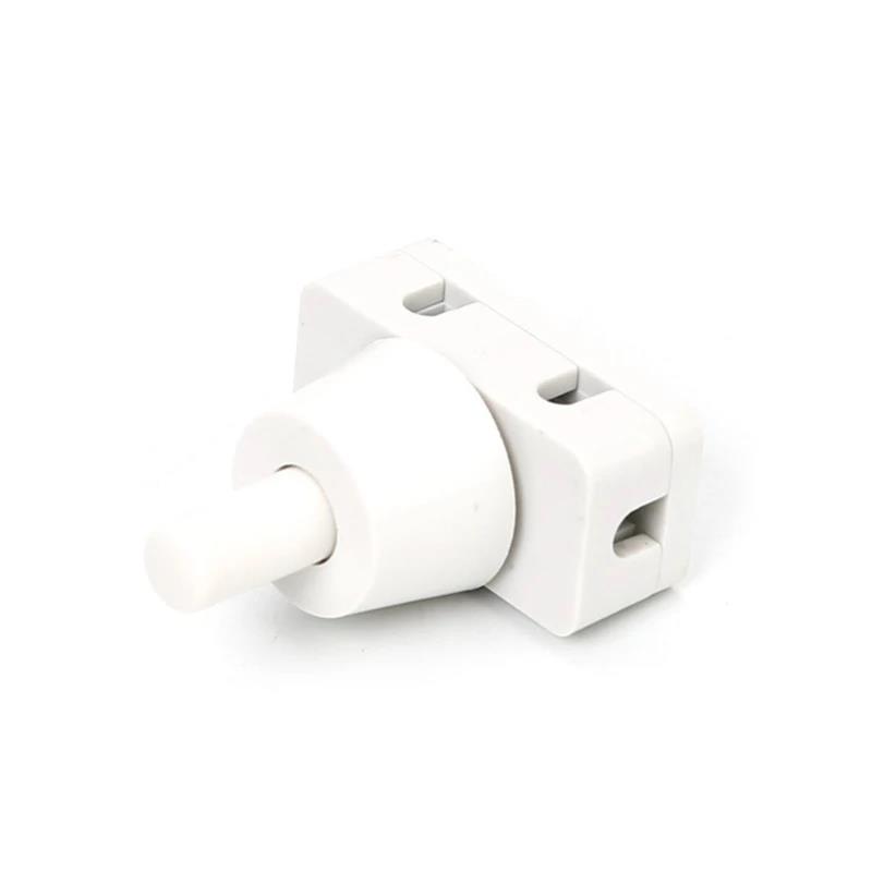1pc Self-locking ON/OFF Push Button Switch AC250V 10A 2 Pins Latching Switch for Lamps Industrial Field Mini Power Switches Switches4