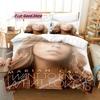 Комплект постельного белья Mariah Carey Односпальный Twin Ful Quen King-Size Размеры Размеры Комплект постельного белья Взрослый Детская спальня Комплекты пододеяльников 3D Kawai Комплект простыней