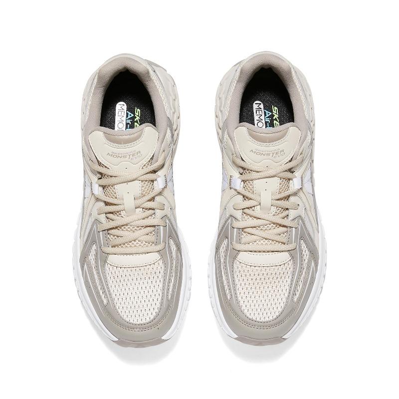 Skechers Мужские кроссовки-папы Taupe с низким верхом, мягкий комфорт, износостойкие 232740-TPBR
