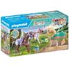 PLAYMOBIL 71356 3 лошади: Морган, Кватерхорс и Шагия, Лошади Водопада, 28 деталей, С 5 лет