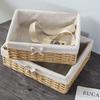 Woven Storage Baskets Organizers Kitchen Sundries Storage Baskets Cosmetics Snack Storage Box Desktop Organizer Container