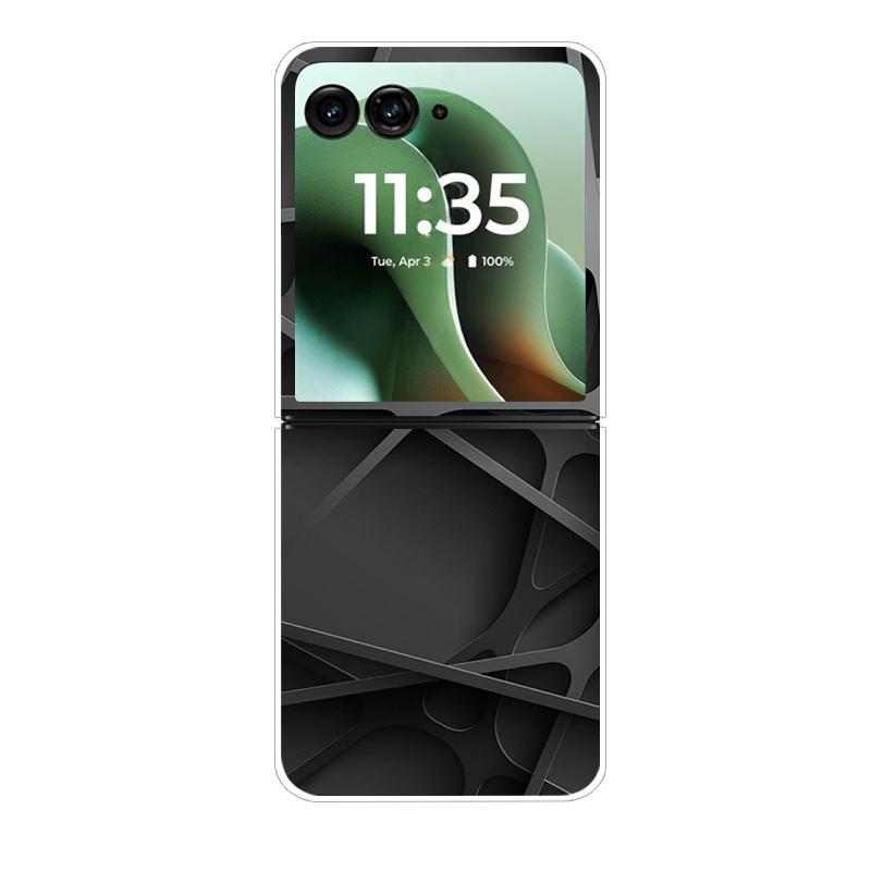 Твердый ПК Чехол Для Motorola Moto Razr 60 Ultra 5G Ударопрочный Чехол для Телефона Для Motorola Razr Ultra 2025 Задняя Прозрачная Крышка Coque Funda