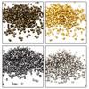 Findings Copper Supplies Tube 500PCS/Lot DIY Stopper Crimp Spacer Beads For Jewelry Making 1.5 2.0mm