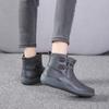 New Autumn And Winter Shoes Boots Fat British Wind Retro Boots High Quality PU Waterproof Warm Women's Booties Mujer Botas
