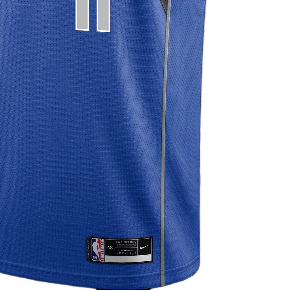 Nike Мужская дышащая баскетбольная майка Dallas Mavericks с принтом букв и цифр Синяя DN2133-480