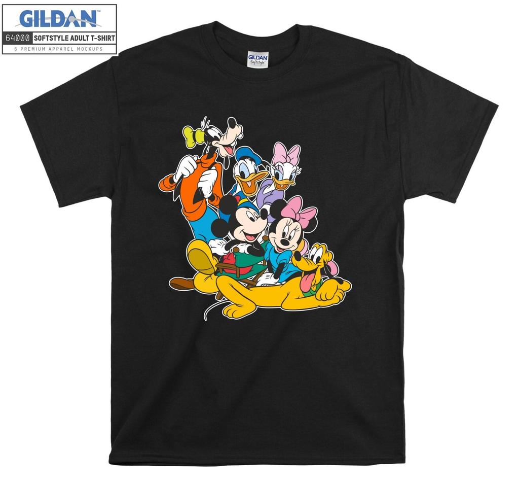 Disney Characters T-shirt Cartoon Cute Cool T shirt Men Women Unisex Tshirt 3836