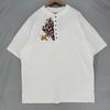 Винтажная футболка Mickey Inc Мужская L/XL Белая Хенли Вышитый Микки Гуфи Дисней