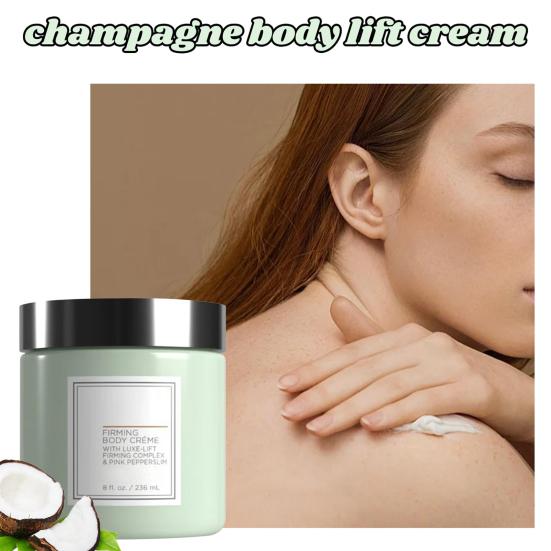 Champagne Firming Body Lotion Moisturizer Soothes Wrinkles Skin Tightening Lotion Anti-Aging Cream for Arm Leg