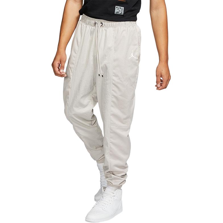 Jordan Модные повседневные брюки с манжетами на шнуровке, средней посадки, мужские, низ AV1306-287