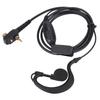 Police Earpiece PTT Headset Mic for Motorola Tetra Two Way Radio MTH800 MTP850 Walkie Talkie