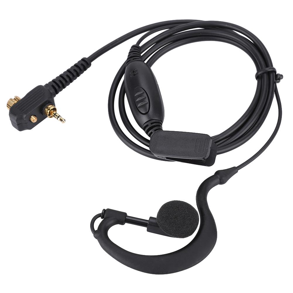Police Earpiece PTT Headset Mic for Motorola Tetra Two Way Radio MTH800 MTP850 Walkie Talkie