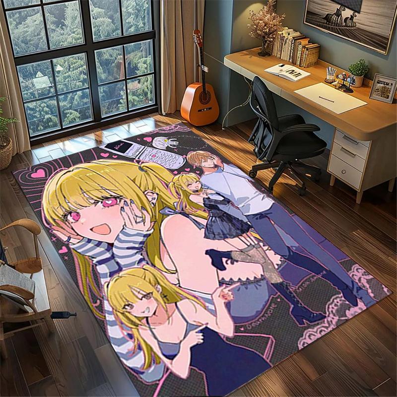 Death Note Large Area Rug Non Slip Washable Floor Mat Gamer Room Bedroom Home Decor—kwq15
