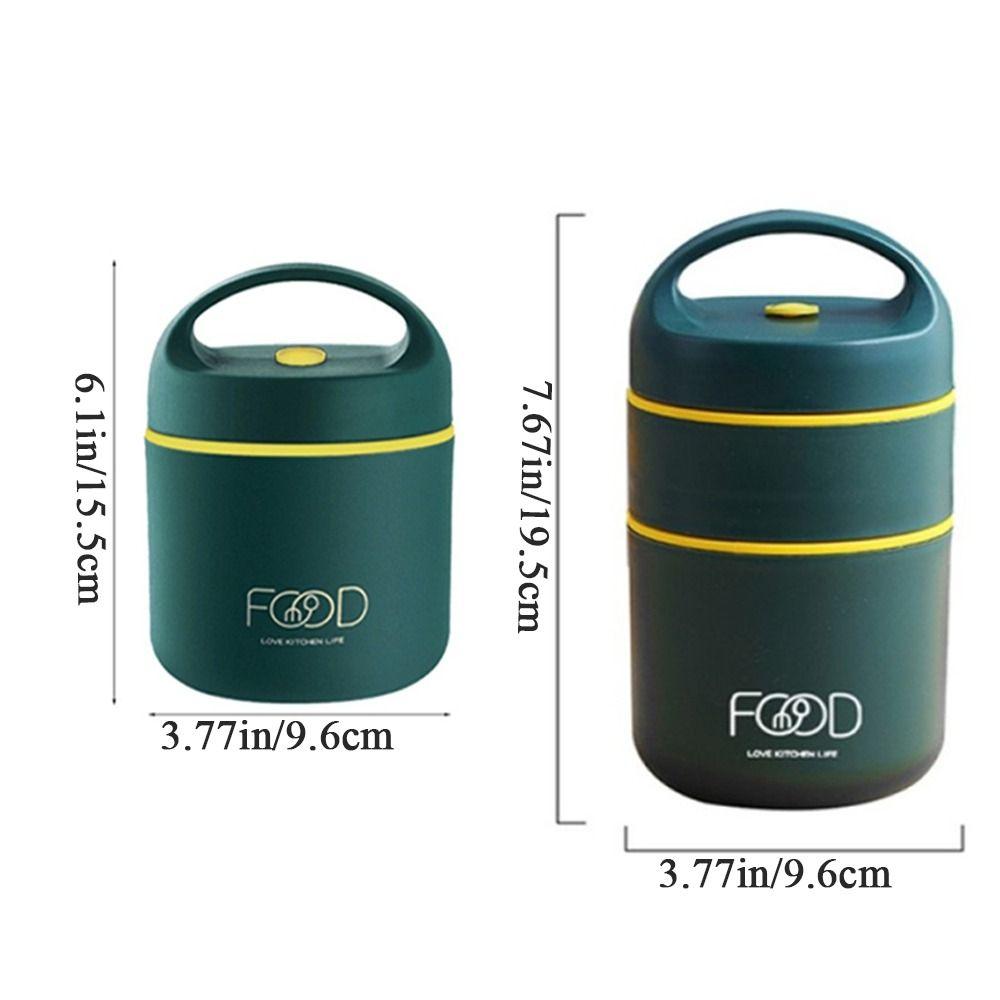 Steel Thermal Reusable Insulated Soup Cup Food Warmer Lunch Bag Lunch Box Thermos Containers