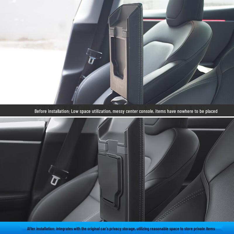 Скрытый ящик для хранения ZhiCheng для консоли подлокотника Tesla Model 3/Y
