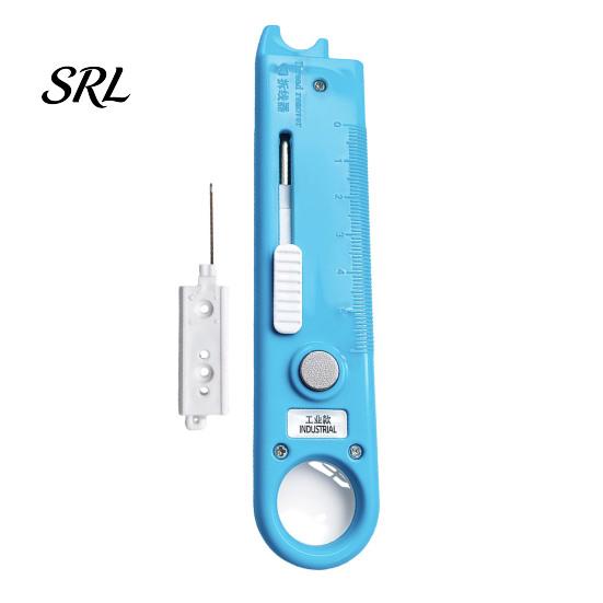 Threader Tool 1/2Pcs 4-In-1 Sewing with Seam Remover, Magnifier & Scale, Multi-Function Magnetic Threading Device for Industrial Home, Accessory