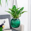 Hanging Self Watering Planter Plastic Resin Hanging Basket with Visible Water Level for Indoor Outdoor Plants